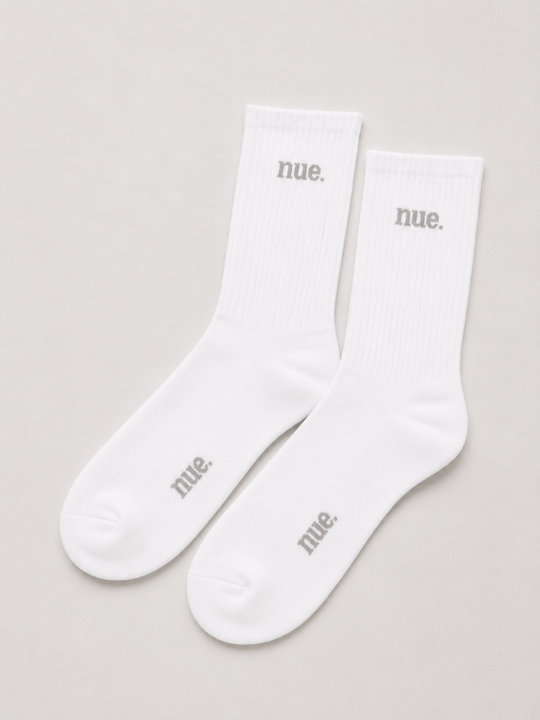 Adult Crew Socks - White