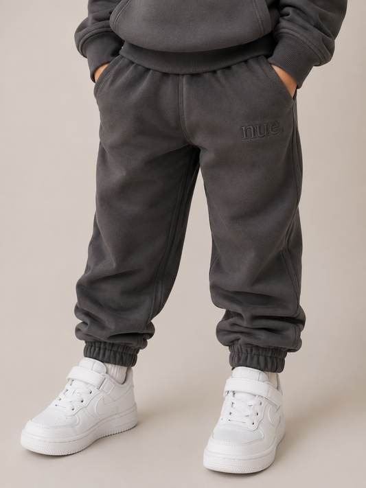 Kids Trackpant - Washed Black