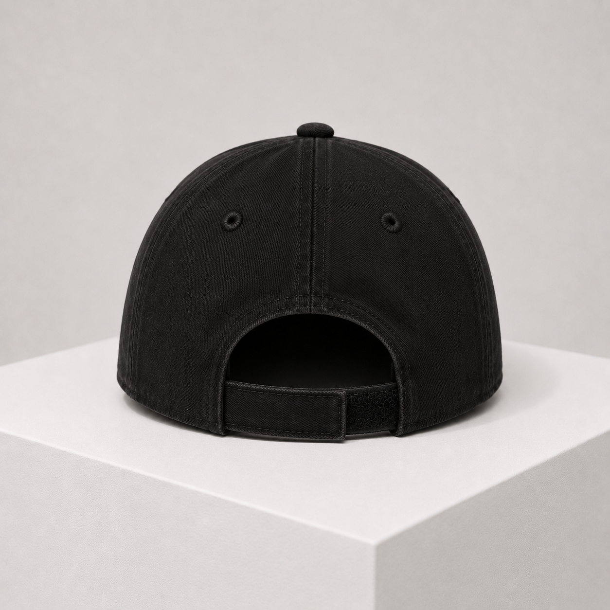 Kids Essential Cap - Washed Black