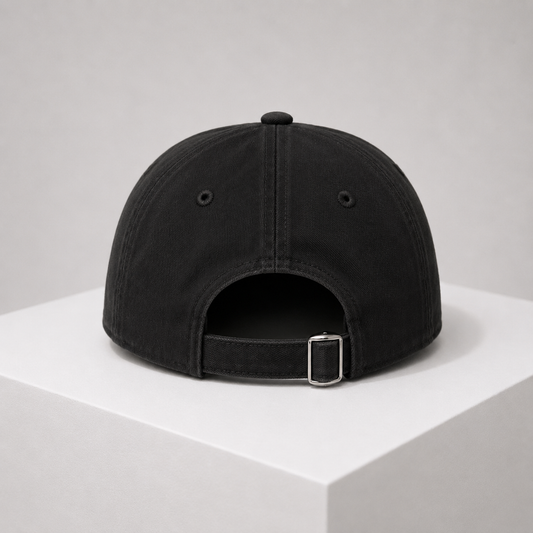 Adult Essential Cap - Washed Black