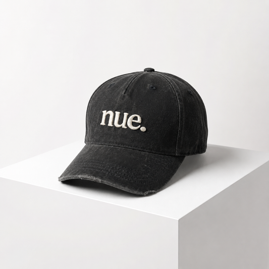 Kids Essential Cap - Washed Black