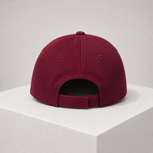 Kids Essential Cap - Burgundy