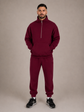 Unisex 3/4 Zip - Burgundy