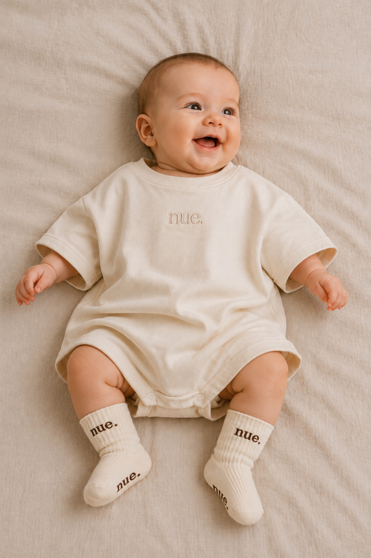 Unisex Signature Romper - Oat