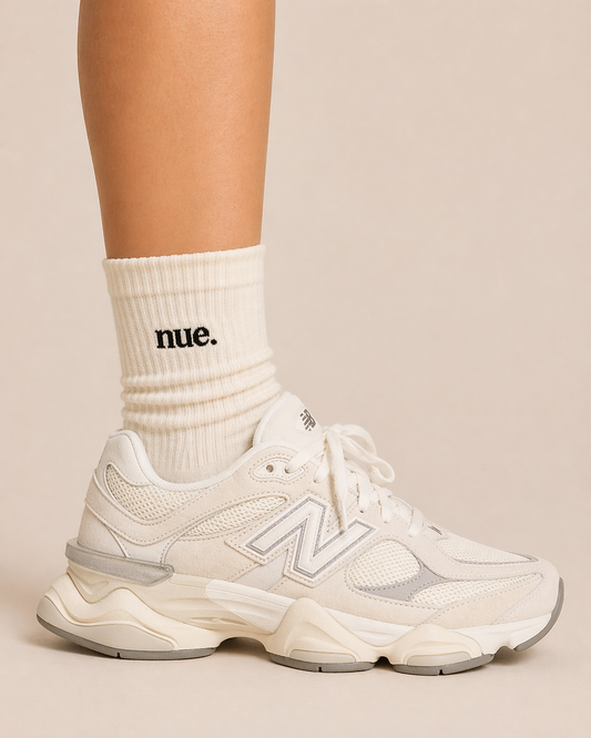 Adult Crew Socks - Buttercream