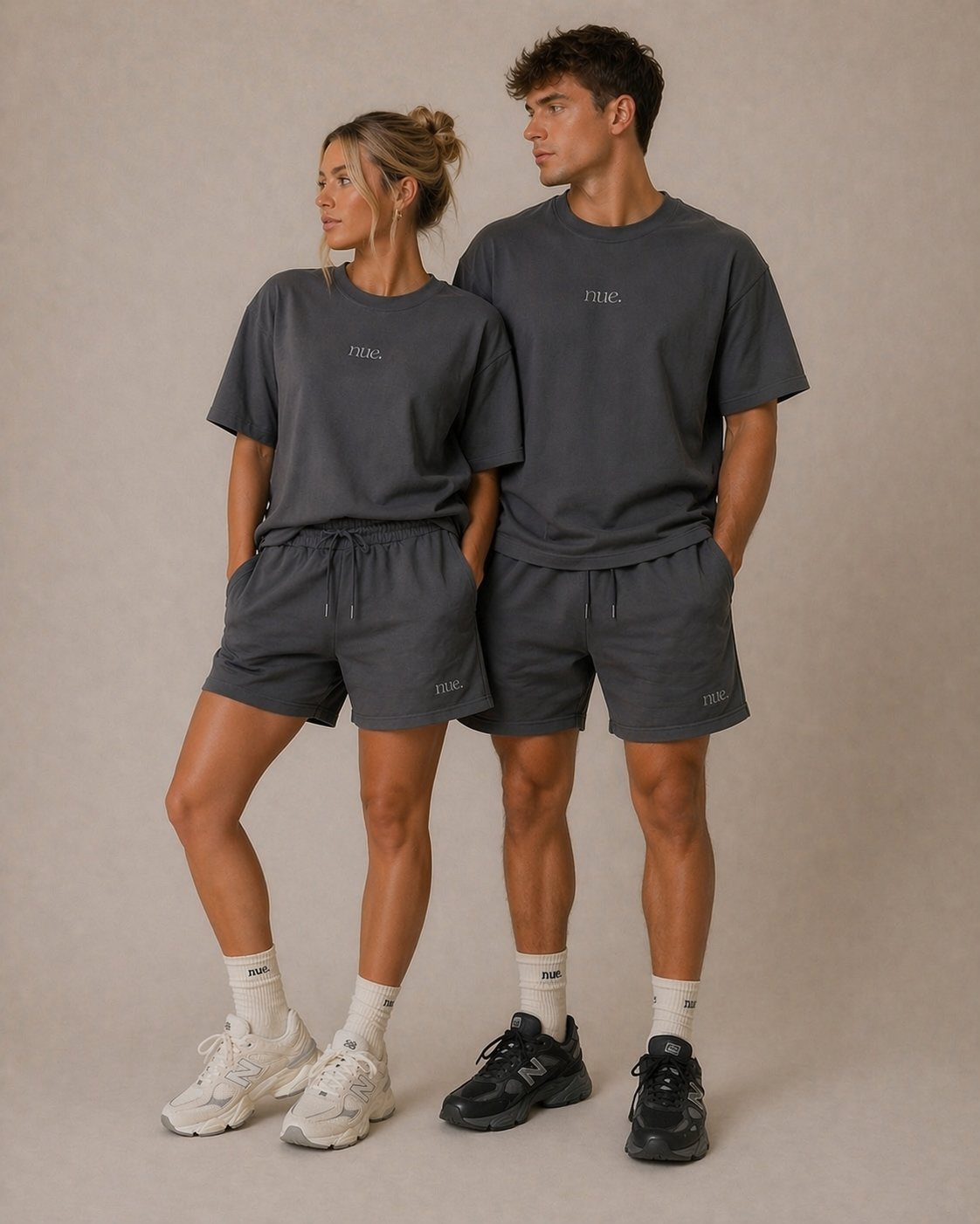The Unisex Signature Adult Set - Taupe Grey