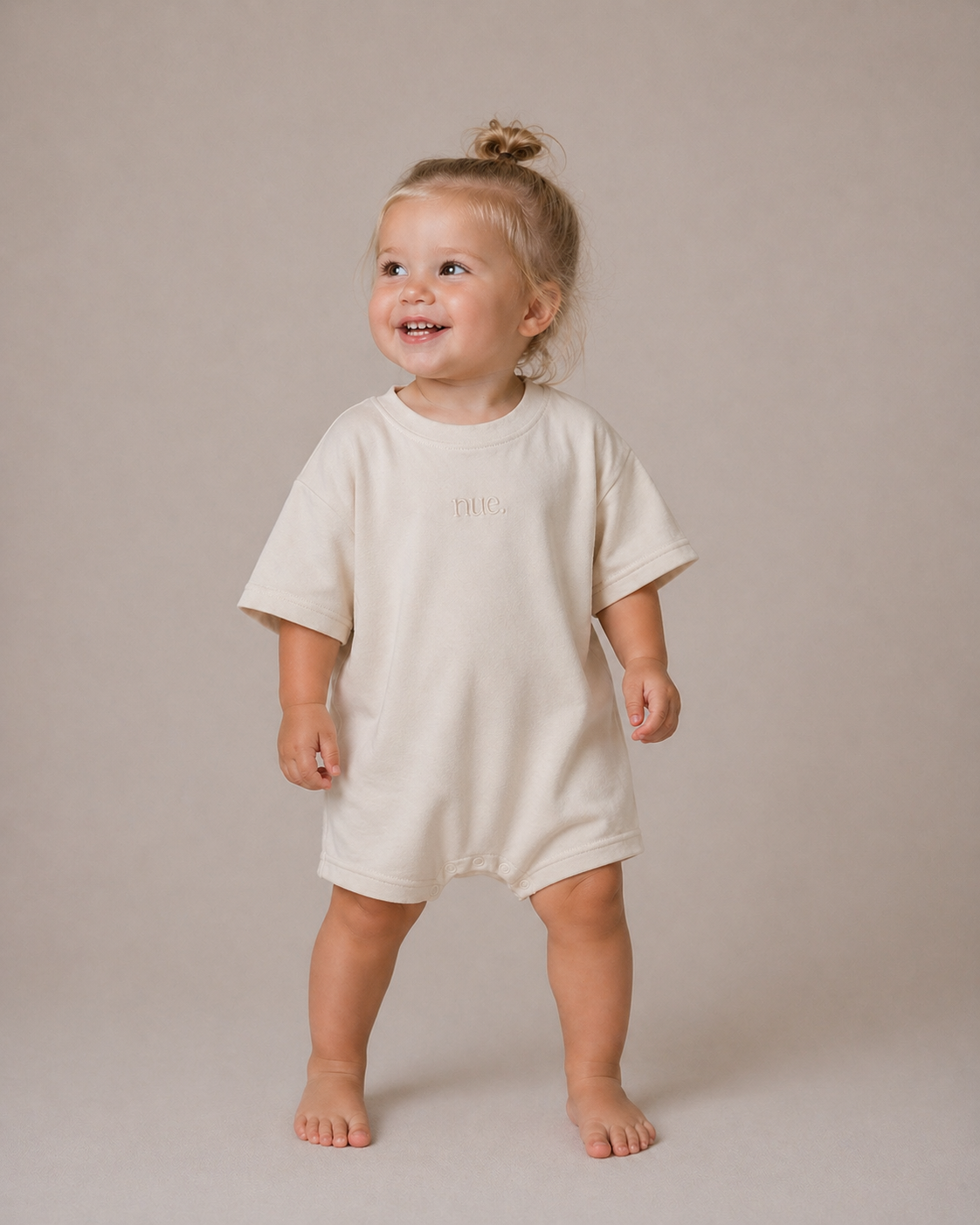 Unisex Signature Romper - Oat