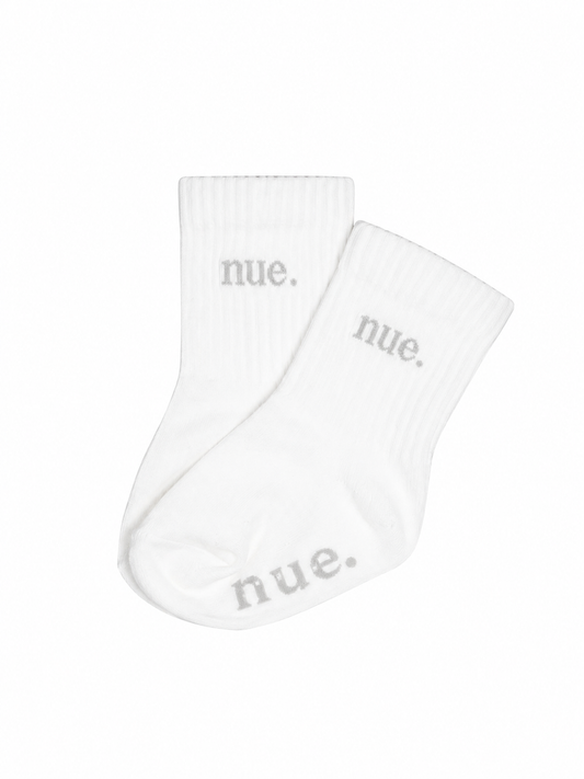 Kids Crew Socks - White
