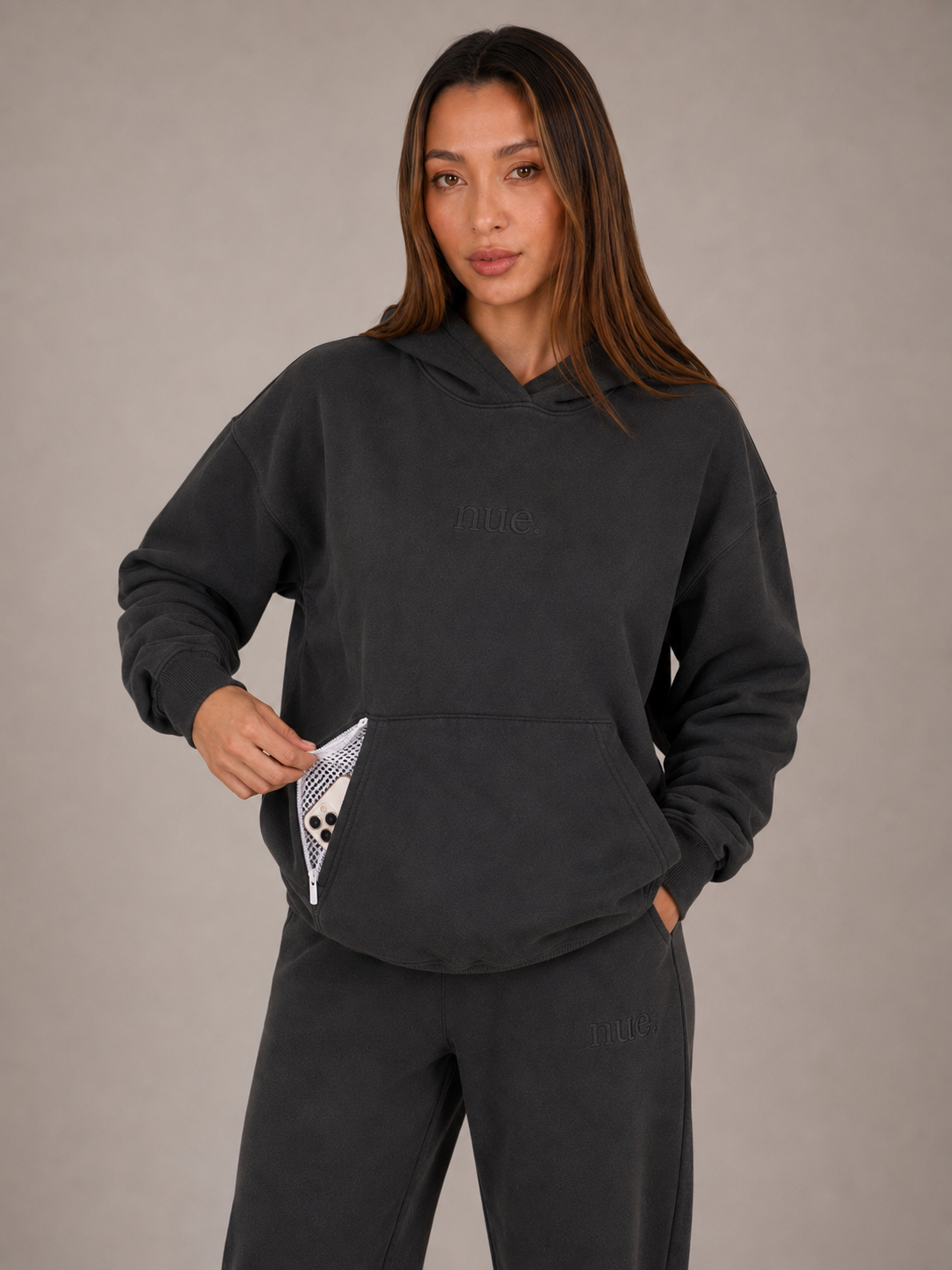 Unisex Hoodie - Washed Black