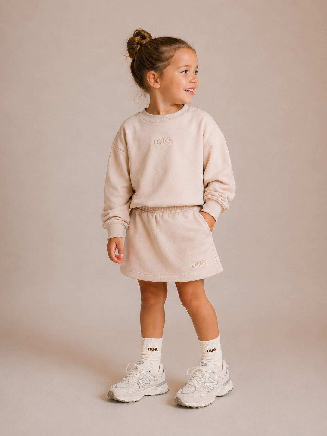 Girls Skirt - Blushed Cream
